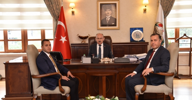 Turgutlu ve Kula'nın Yeni Kaymakamlarından Vali Karadeniz'e Ziyaret