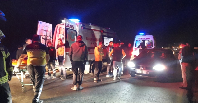 Nişana Giden Aile Kaza Geçirdi 1 ölü, 5 yaralı