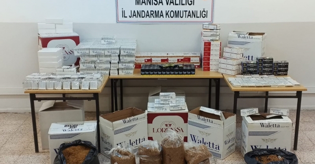 Manisa'da 3 farklı işyerine kaçak tütün operasyonu