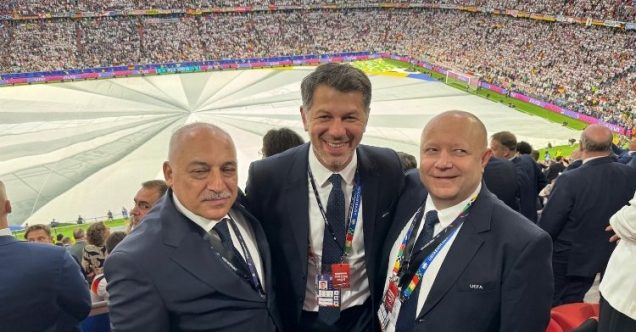 Büyükekşi, EURO 2024 açılışı öncesi FIFA ve UEFA başkanları ile buluştu