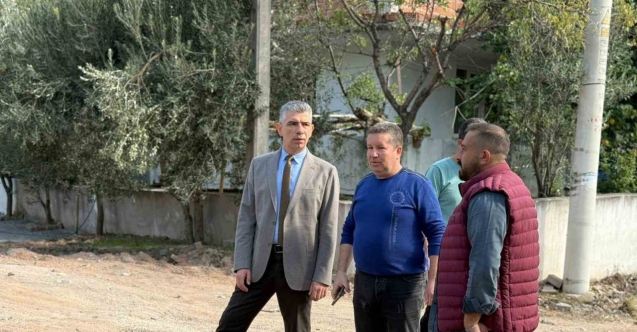 Başkan Okur çalışmaları yerinde inceledi