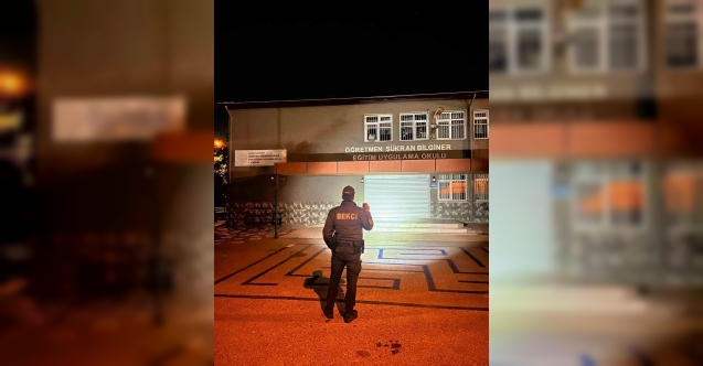 Manisa’da okul çevrelerinde gece denetimi