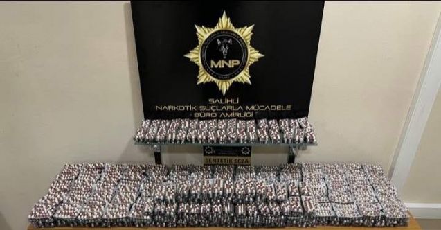 Salihli’de 30 bin adet sentetik uyuşturucu hap ele geçirildi: 4 tutuklama