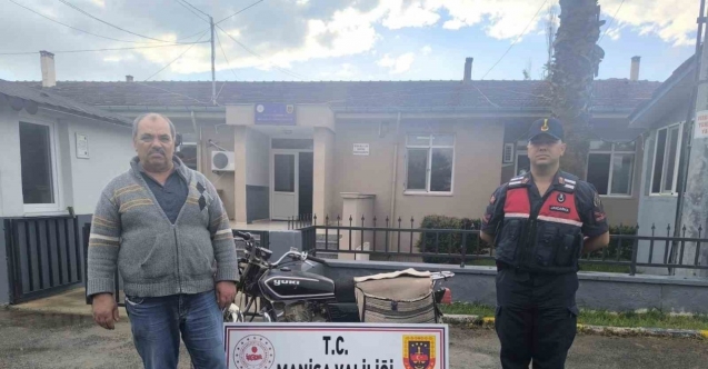 Salihli’de plakasız motosiklet çalıntı çıktı