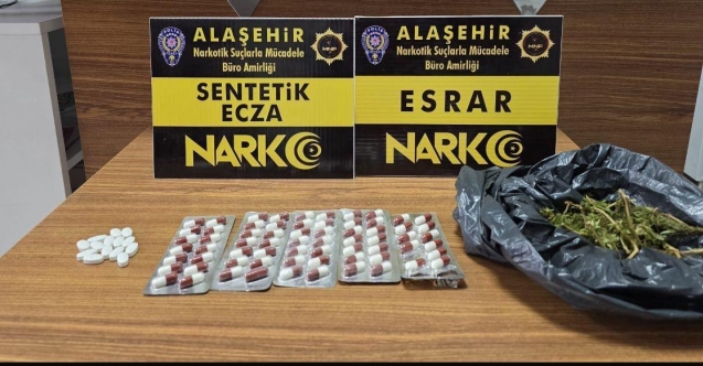 Alaşehir’de sentetik ecza operasyonu: 1 kişi tutuklandı