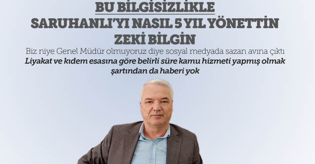 Yasal mevzuata takılan Zeki Bilgin hala CHP'yi suçluyor