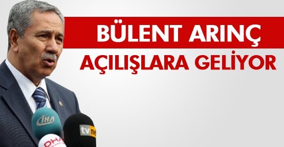 BÜLENT ARINÇ MANİSA'YA GELİYOR