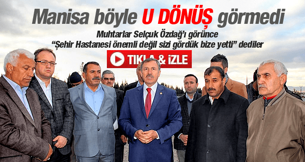 ŞEHİR HASTANESİ BİTMİYOR DİYE İSYAN EDEN MUHTARLAR VEKİLİN YANINDA U DÖNÜŞ YAPTI