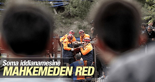 SOMA İDDİANAMESİNE MAHKEMEDEN RED