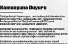 Somaspor’dan, PFDK’ya sevk edilen futbolcularıyla ilgili açıklama
