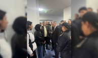 Vali Özkan yaralı polis memuru Hatice Ünal’ı hastanede ziyaret etti