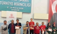 Alaşehir’in güçlü bilekleri Konya’da kürsüye çıktı