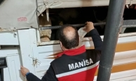 Salihli’de kurbanlık nakli yapan araçlara sıkı denetim