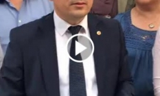 İYİ Parti Manisa Milletvekili adayı Hasan Eryılmaz standın hukuksuzca yıkılmaya çalışılmasını çok sert dille eleştirdi