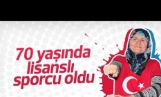 70 yaşında lisanslı wushu sporcusu oldu