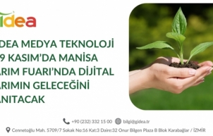 Gidea Medya Teknoloji, 6–9 Kasım’da Manisa Tarım Fuarı’nda Dijital Tarımın Geleceğini Tanıtacak
