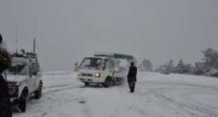 MANİSA SPİL DAĞI BEYAZA BÜRÜNDÜ