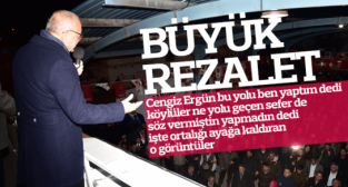 Cengiz Ergün'n Manisa'dan haberi yok yaptım dediği yol meğer yokmuş