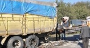 İZMİR BURSA SÜRAT YOLUNDA TRAFİK KAZASI