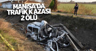 Hafif ticari araç sulama kanalına uçtu: 2 ölü