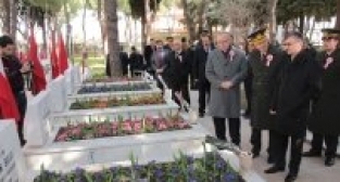 MANİSA'DA ŞEHİTLER ANILDI