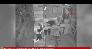 6 dakikada 20 bin tl soydular