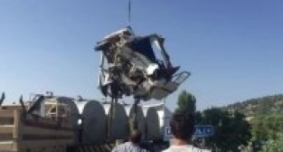 MANİSA'DA KATLİAM GİBİ KAZA 15 ÖLÜ