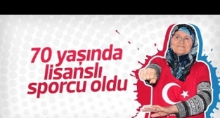 70 yaşında lisanslı wushu sporcusu oldu