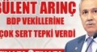 Arınç'tan BDP'ye sert tepki!