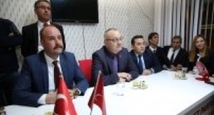 BAŞKAN CENGİZ ERGÜN TEŞKİLATIYLA BULUŞTU