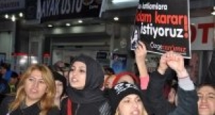 MANİSA'DA ÖZGECAN PROTESTOSU