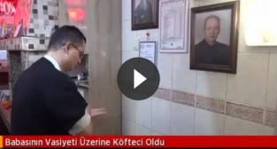 Manisa'nın diplomalı köftecisi