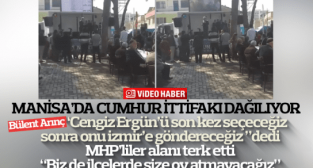 Cumhur İttifakı Manisa'da dağılıyor