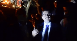 ÖMER FARUK ÇELİK OLAY BÖLGESİNDE AÇIKLAMALARDA BULUNDU