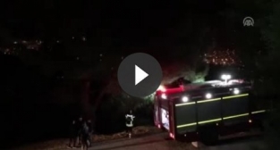 Spil'de aracıyla uçuruma yuvarlandı