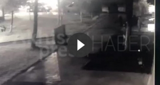 Manisa'daki cinayet güvenlik kameralarınca görüntülendi