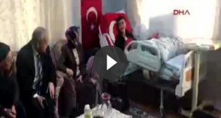 Afrin'de 2 bacağını kaybeden uzman çavuş memleketi Akhisar'da