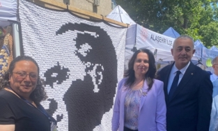 Manisa’da 7 bin 600 motifli Atatürk portresi sergiye damga vurdu