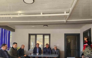 Kaymakamdan şehit polisin ailesine taziye ziyareti