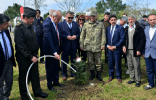 352 Şehit Ve Gazimiz Adına Fidan Dikildi