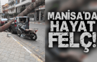 MANİSA'YI LODOS VURDU!