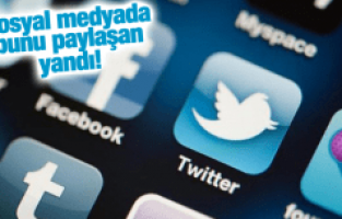 SOSYAL MEDYADA BUNU PAYLAŞAN YANDI!