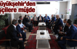 BÜYÜKŞEHİR'DEN İŞÇİLERE MÜJDE