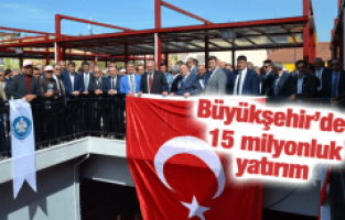 BÜYÜKŞEHİR'DEN TURGUTLU'YA 15 MİLYONLUK YATIRIM