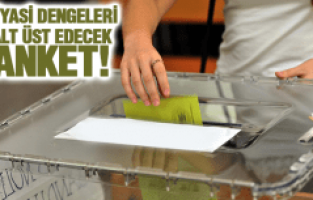 SİYASİ DENGELERİ ALT ÜST EDECEK ANKET!