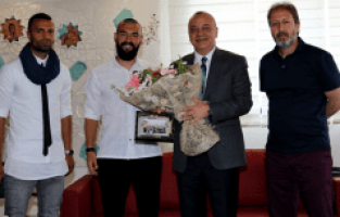 Şampiyondan Başkan Ergün’e Teşekkür Ziyareti