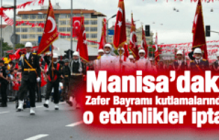 ZAFER BAYRAMI KUTLAMALARINDA KONSERLER İPTAL