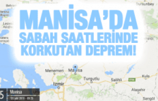 AKHİSAR’DA 3,5 ŞİDDETİNDE DEPREM!