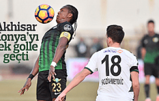 Akhisar Belediyespor Konya'yı tek golle geçti