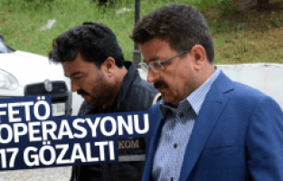 MANİSA'DA FETÖ'CÜLERE OPERASYON 17 GÖZALTI